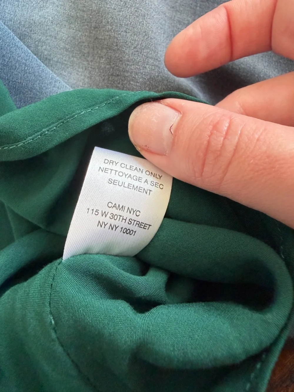 NWT Cami NYC Teal to Deep Blue Gradient Slip Midi Dress - Picture 5 of 9